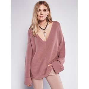 Free People Brea V-neck sweater Never Worn!